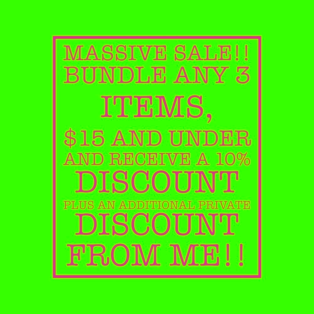 MASSIVE BUNDLE SALE!!